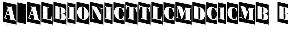 a_AlbionicTtlCmDc1Cmb Bold字体转换
